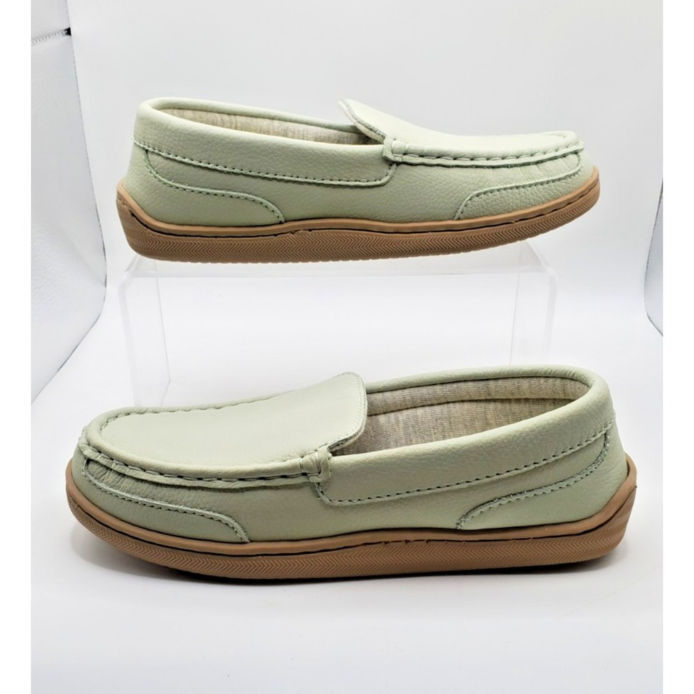 My Slippers By My Pillow Women's 6 Leather Memory Foam Slip On Moccasin Slippers